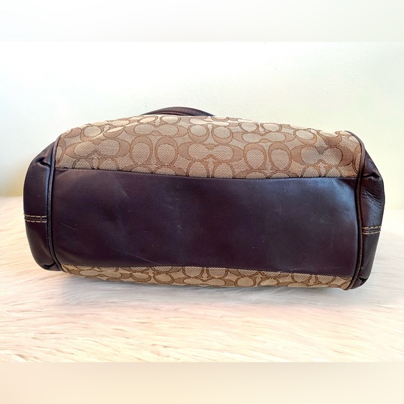 Coach Lexy Signature Leather Canvas Shoulder Bag - Picture 4 of 11